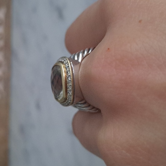 Authentic David Yurman Albion ring, Prasiolite - Picture 13 of 17